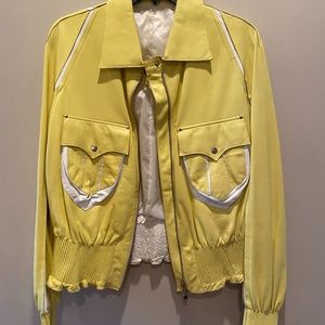 Dante Leather Factory yellow Jacket